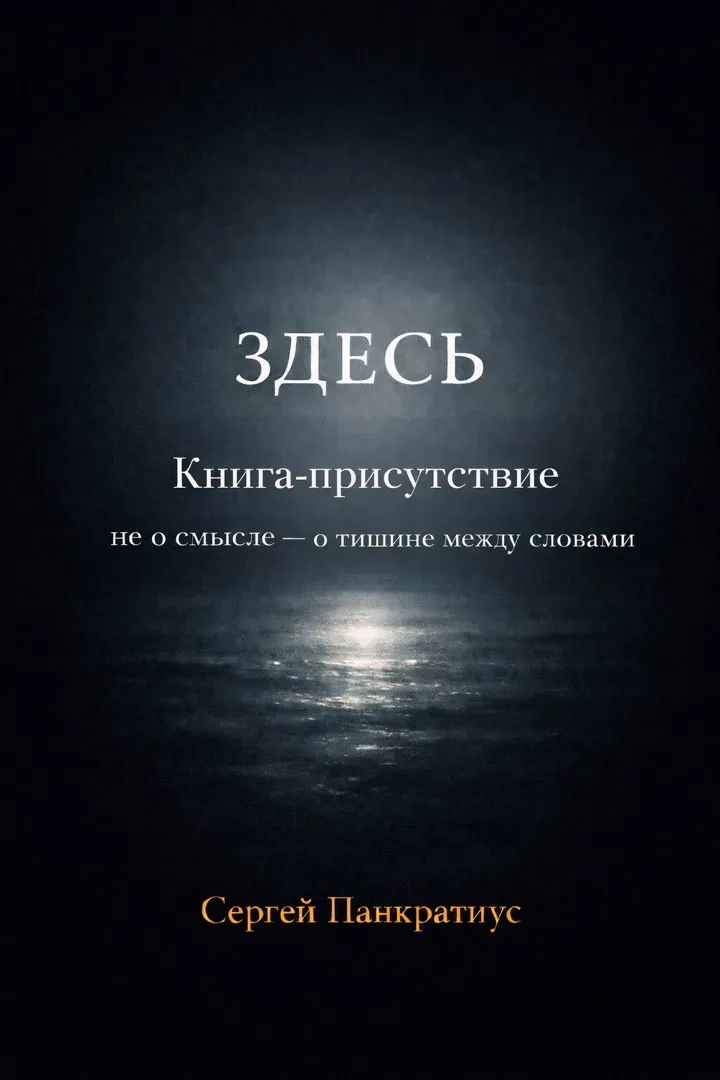 Обложка: Здесь. Книга-присутствие