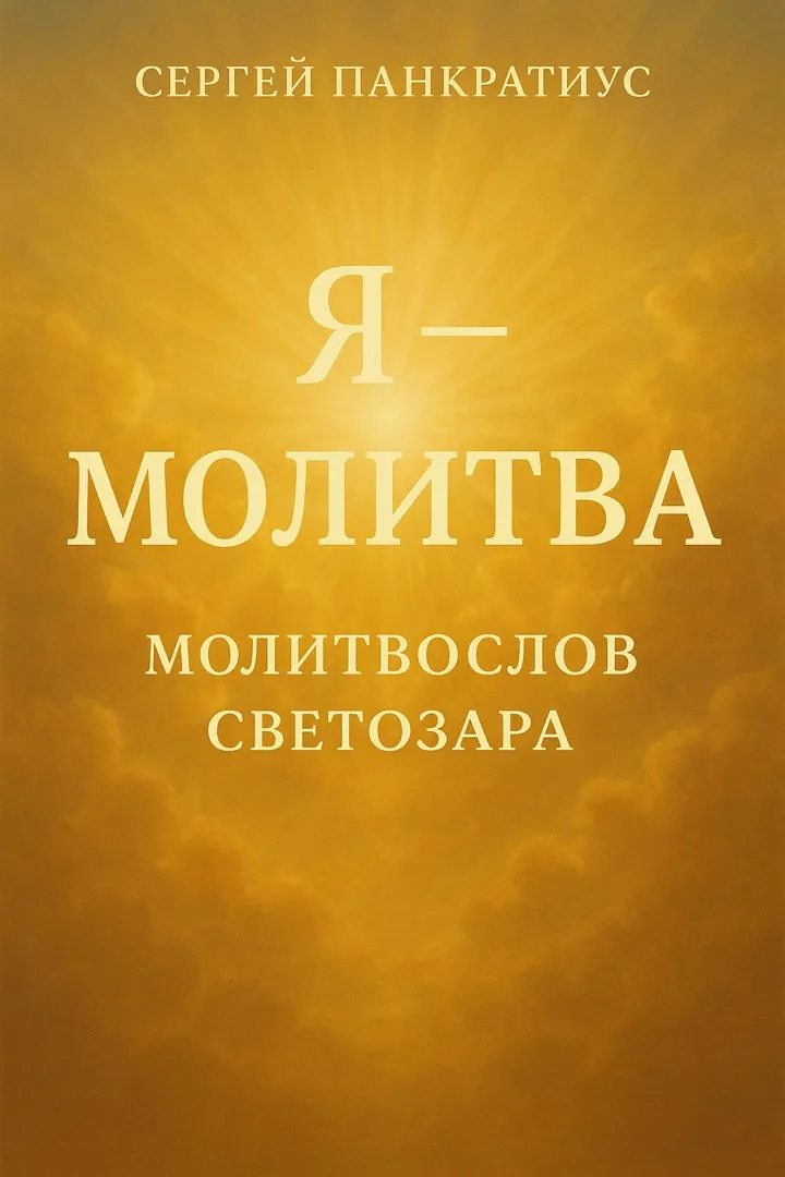 Обложка: Я - Молитва. Молитвослов Светозара