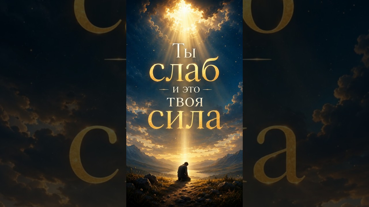 Превью: Ты слаб — и это твоя сила. Правда о вере, о которой молчат
